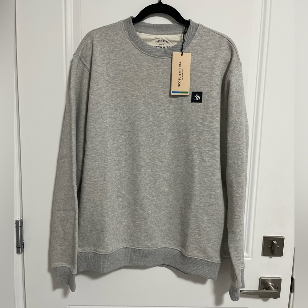 NWT - Scotch & Soda Men’s Classic Logo Regular Fit Sweatshirt - Size L
